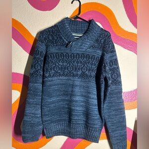Weatherproof Charcoal Knit Sweater